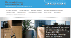 Desktop Screenshot of menuiserie-renard.com